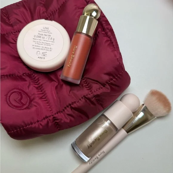 Rare Beauty Blush Set in Pink and Cream